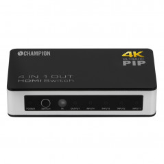 Champion HDMI-switch 4x1 4K med fjernbetjening