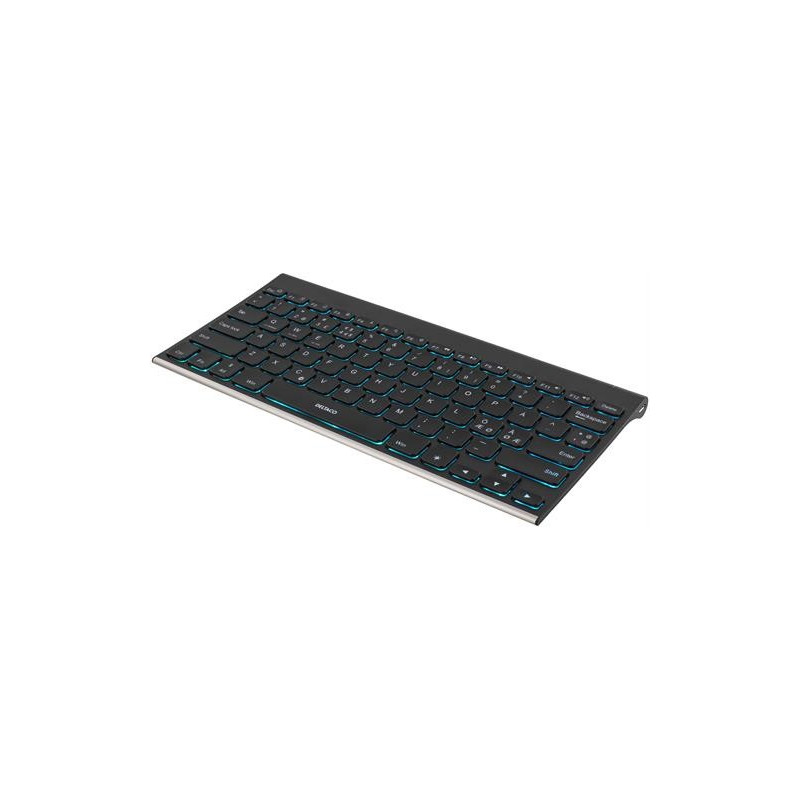 Tastatur til tablets - Deltaco baggrundsbelyst bluetooth-tastatur i miniformat (Tilbud)