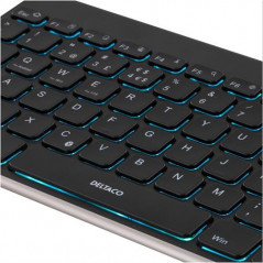 Deltaco baggrundsbelyst bluetooth-tastatur i miniformat (Tilbud)