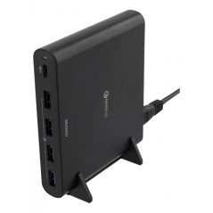 Universal computeroplader - USB-laddstation med USB-C och 4 USB-portar