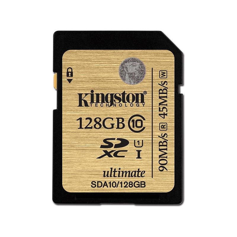 Hukommelseskort - Kingston Ultimate minneskort SDXC 128GB (Class 10)