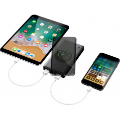 Portable batterier - Goobay PowerBank batteri 10.000mAh med QI och QC 3.0