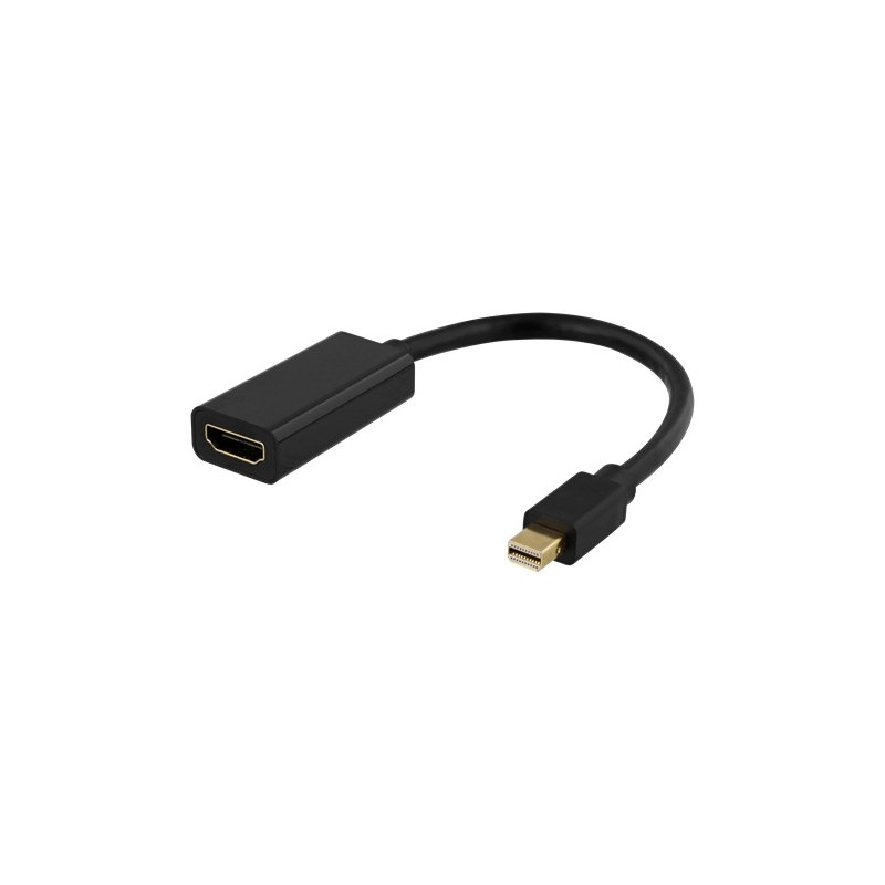 Skærmkabel & skærmadapter - Mini DisplayPort till HDMI-adapter 4K 60Hz