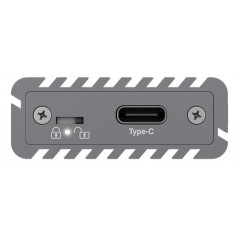 Kabinetter til intern harddisk - USB-C 3.1-kabinet til en intern M.2 NVMe SSD