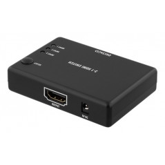 Deltaco HDMI-switch med fjärrkontroll (fyndvara)