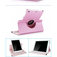 Cover med roterende stativ til iPad 10.2" (2019/2020/2021) 7th, 8th & 9th Gen (Pink)