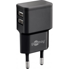 Goobay strømadapter med 2xUSB med 2,4A