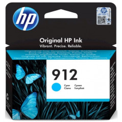 HP 912 Cyan blækpatron 3YL77AE til HP Officejet