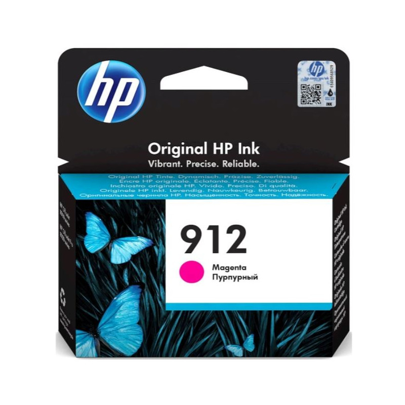 Printertilbehør - HP 912 Magenta blækpatron 3YL78AE til HP Officejet