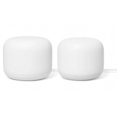 Google Nest WiFi router med extra WiFi-punkt 2-Pack Mesh lösning