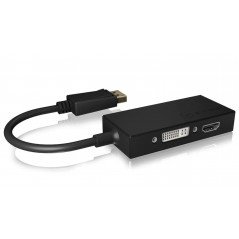 ICY BOX DisplayPort till HDMI/DVI-D/VGA-adapter