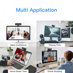 Webkamera - Emeet Nova HD Webcam i Full-HD med 2st mikrofoner