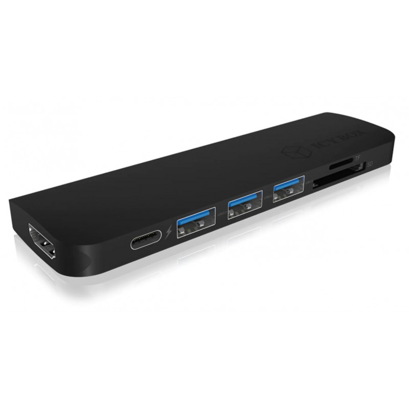 Dockingstation til computer - USB-C Multiport Dockingstation med HDMI, 3xUSB, MicroSD