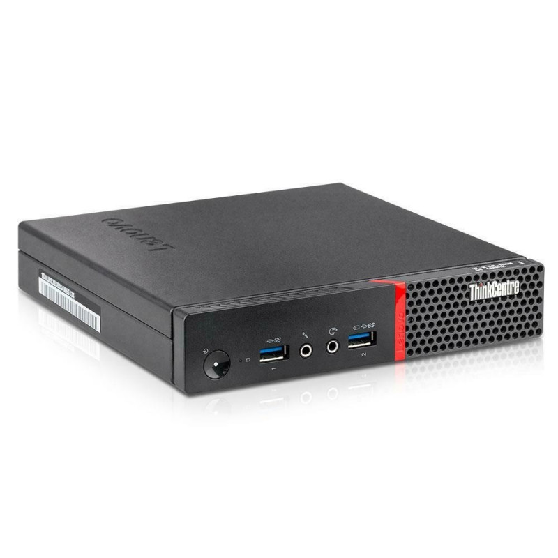 Brugt stationær computer - Lenovo ThinkCentre M900 Tiny i5 8GB 256SSD Win 10 Pro (beg)