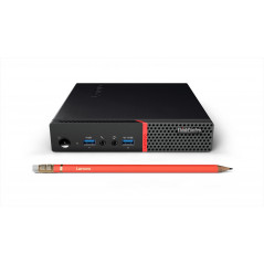 Brugt stationær computer - Lenovo ThinkCentre M900 Tiny i5 8GB 256SSD Win 10 Pro (beg)