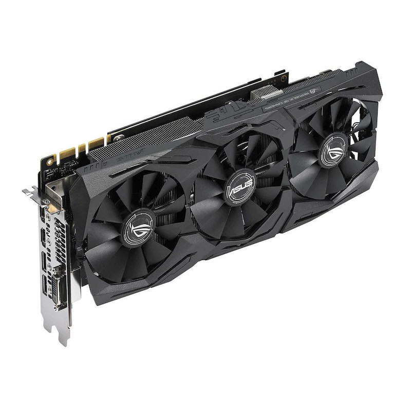 Brugte grafikkort - ASUS GeForce GTX 1070 Ti Strix Gaming 8GB (beg)