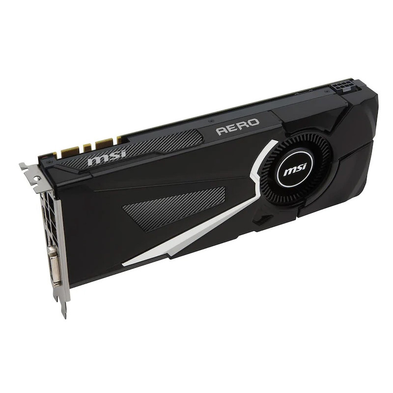 Brugte grafikkort - MSI GeForce GTX 1070 Ti Aero 8GB (beg)