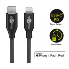 Lightning kabel iphone - Lightning til USB-C-kabel MFI-certificeret (2 meter)