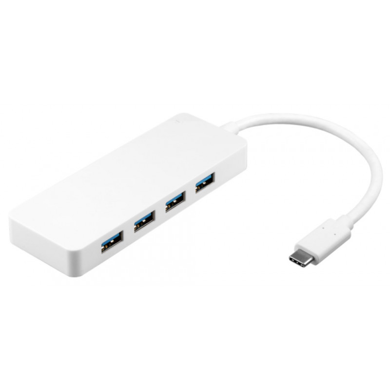 USB-hub - Goobay USB-C Multiport USB-hub med 4 porte med USB 3.0