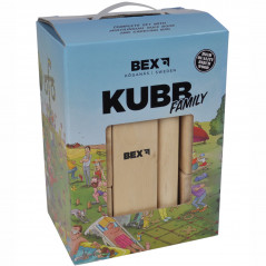 Sommerleg strand & have - Kubb-spil af birketræ