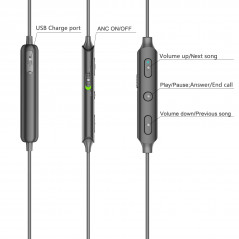 Bluetooth hovedtelefoner - Denver bluetooth in-ear-sporthörlurar ANC