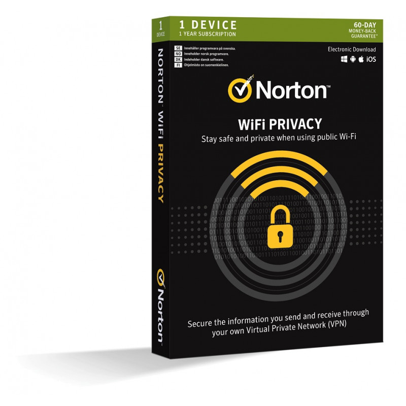 Software til PC - Norton WiFi Privacy VPN 1 år